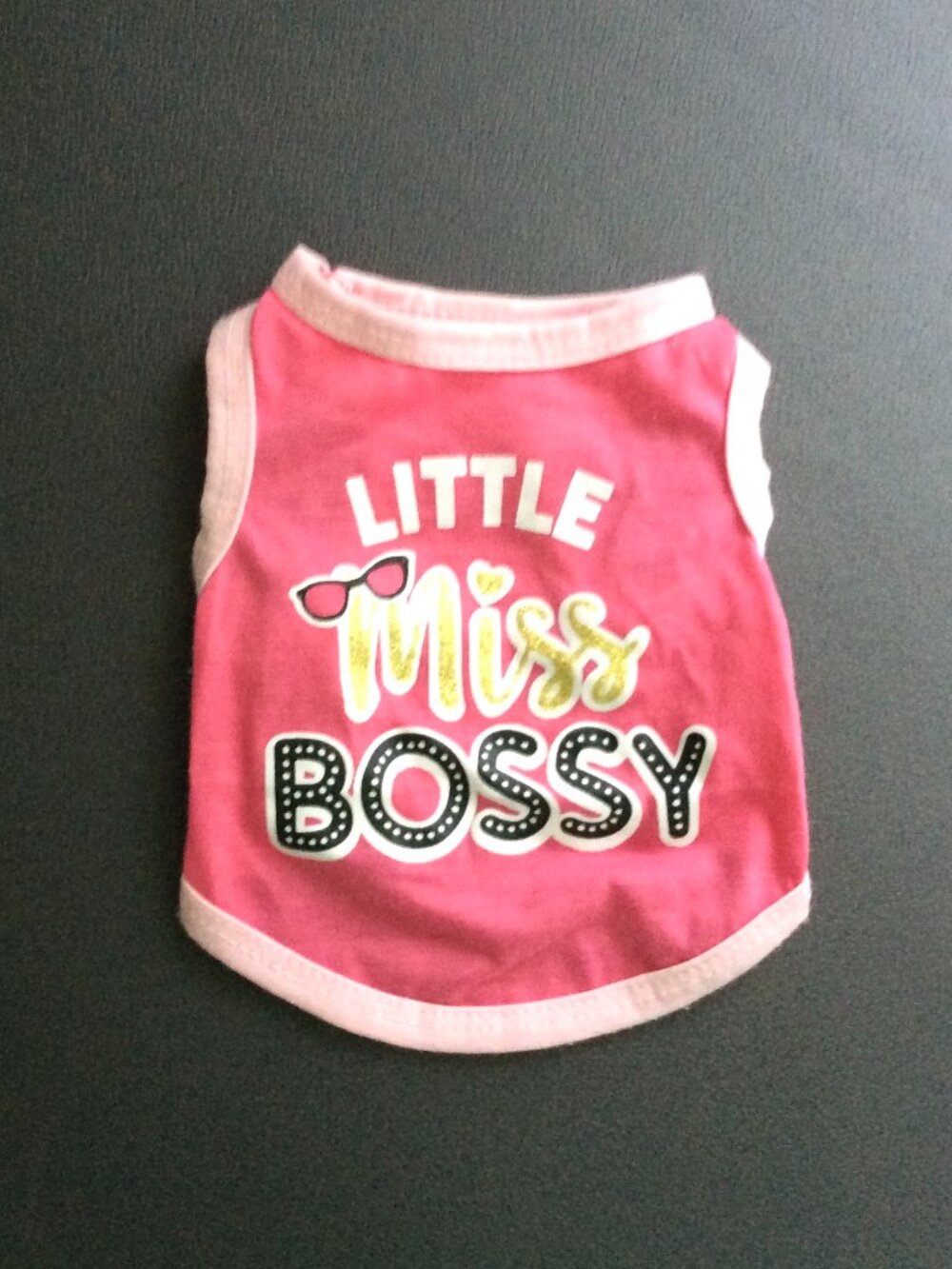 "Little Miss Bossy" Pet Vest